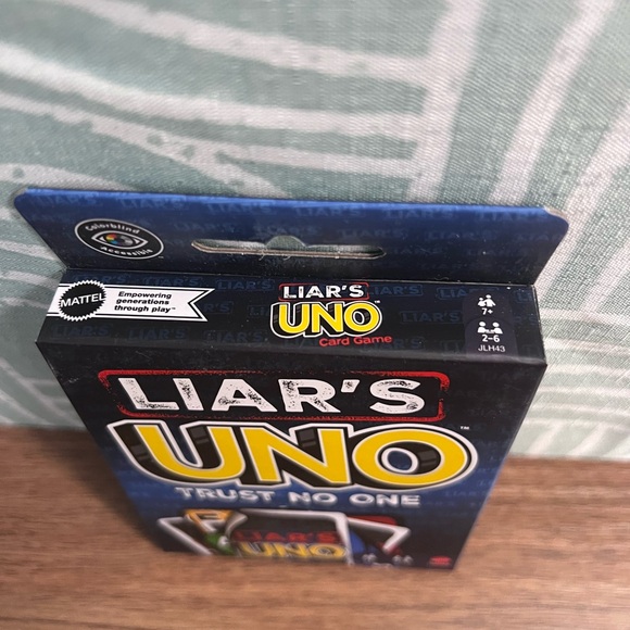 Liar’s UNO Trust No One Card Game Mattel Complete - Picture 3 of 3